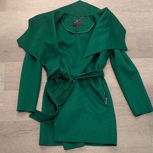 BCBGMaxAzria Green Belted Jacket